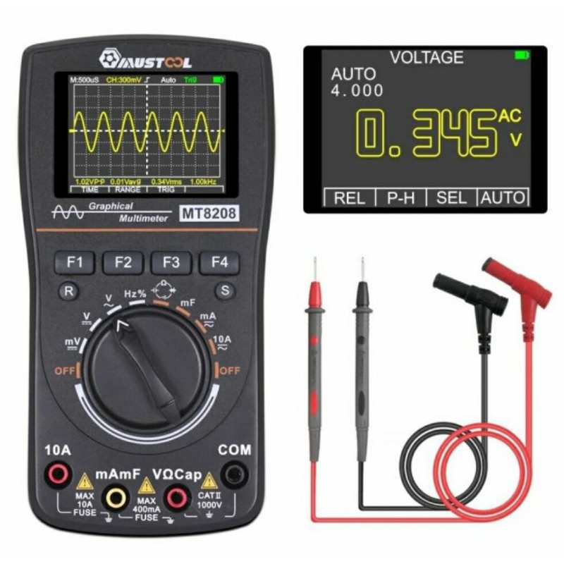 MULTITESTER MUSTOOL MT8208 2IN1 OSILOSKOP UP MT8206