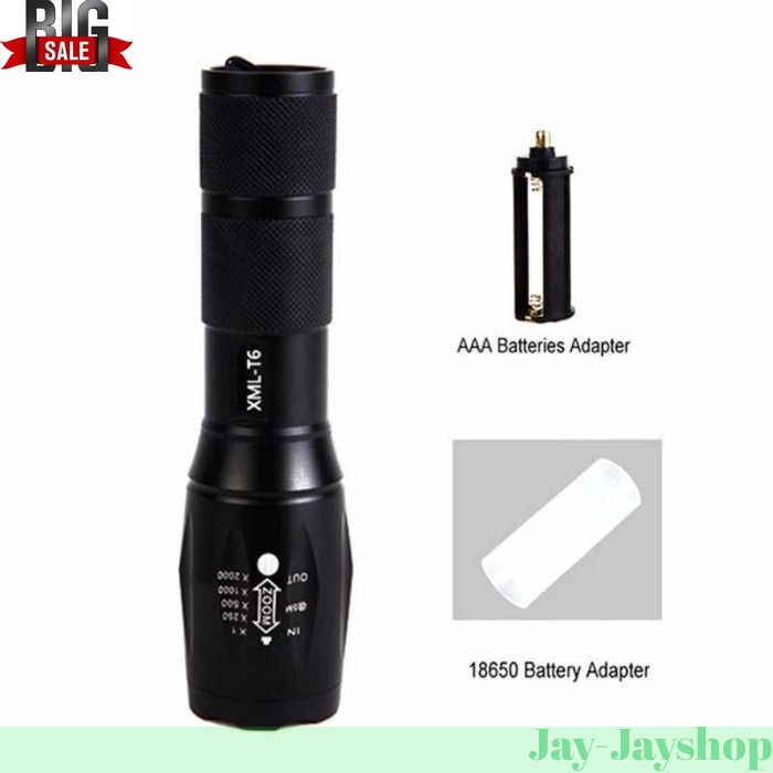 Senter LED Cree XM-L T6 3800 Lumens TERLARIS