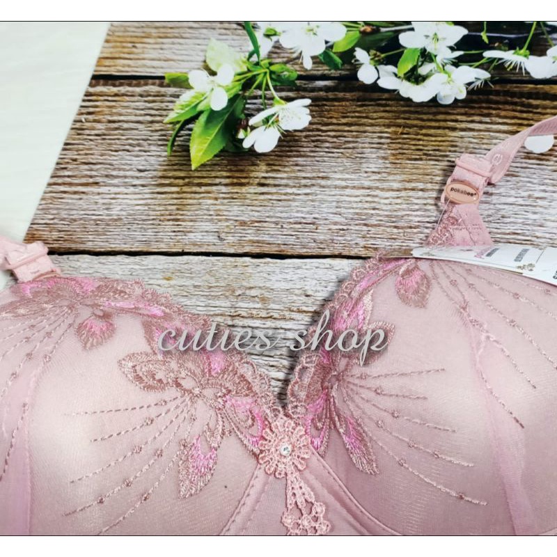 Bra import- brukat ,non kawat- busa tipis- sz 36-44