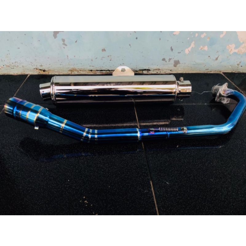 KNALPOT CKD BLUEMON // PNP .. VIXION CBR R15 FU SONIC MX BYSON DLL .. ( STAINLES )