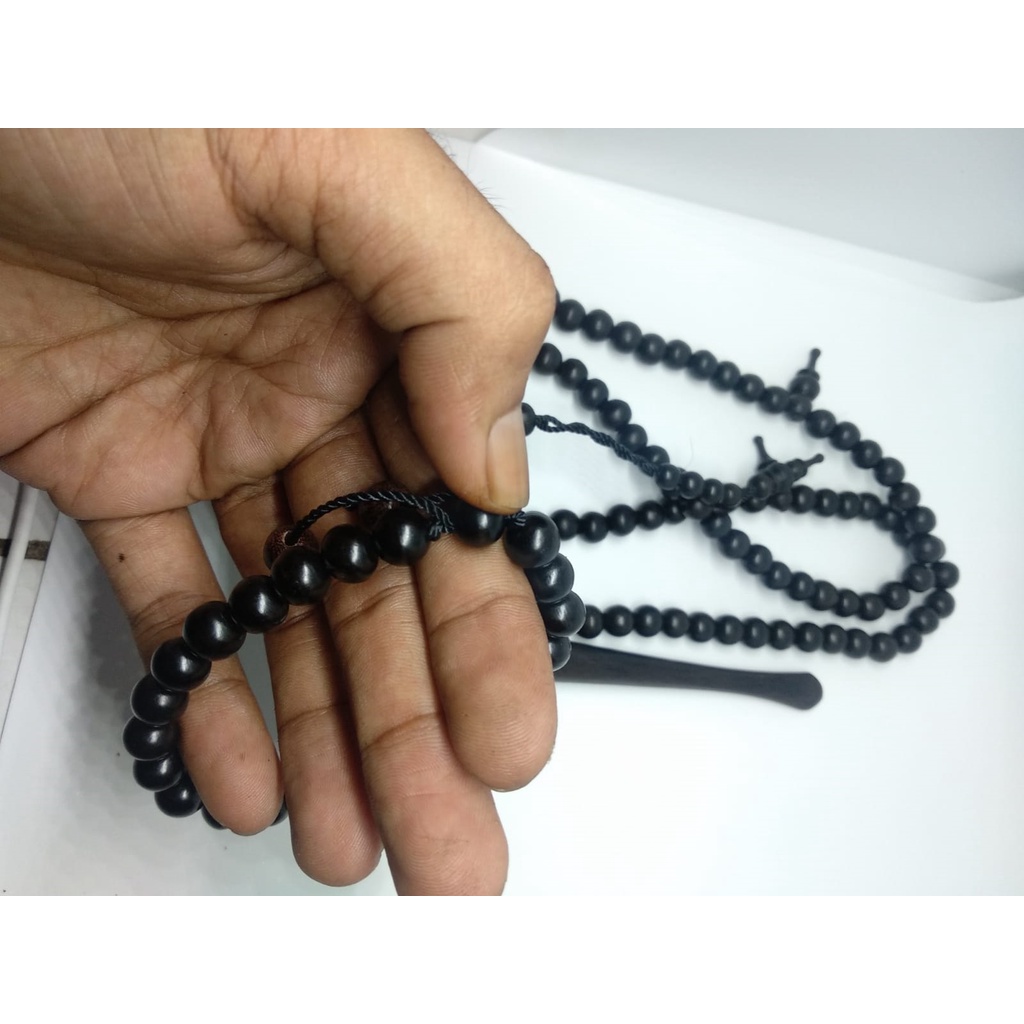 Gelang Galih Kelor / Gelang Galih Hitam / Gelang Kelor Hitam / Gelang Kayu Langka / Gelang 8mm MAP13