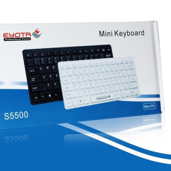♠ keyboard usb mini slim untuk mac/pc/notebok ⅍