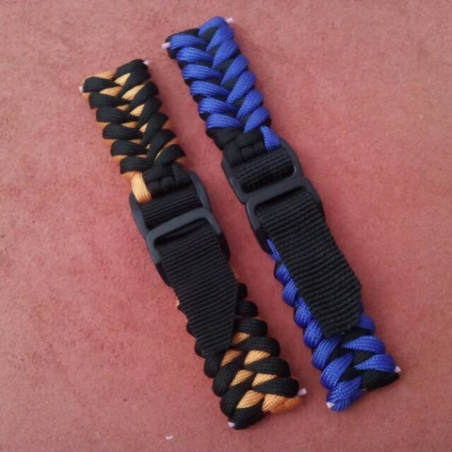 Nabnad Paracord Strap Untuk Jam Tangan Outdoor Custom Dan Bisa Pilih Warna Suka Suka Nabnad Paracord