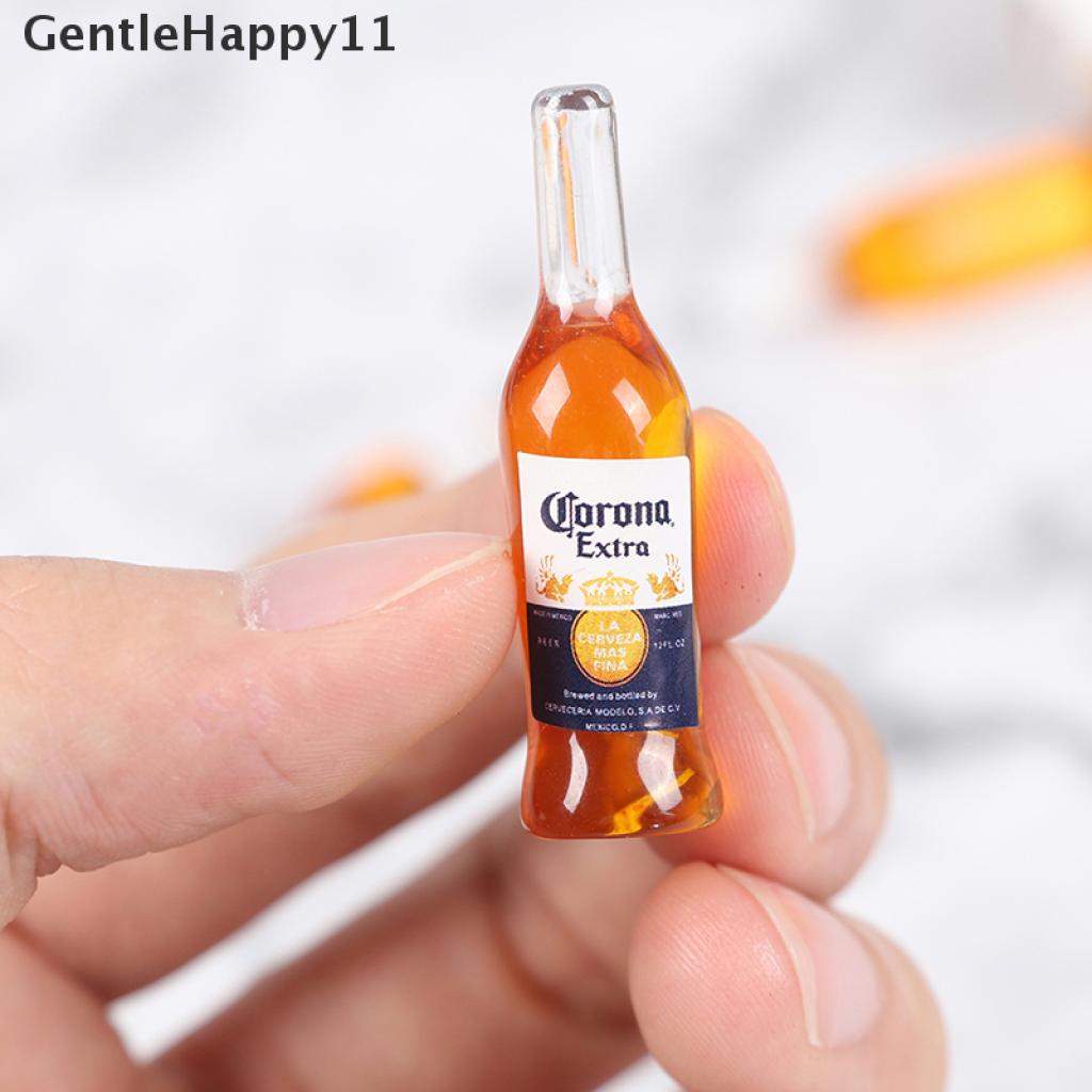 Gentlehappy 10pcs1per12rumah Boneka Miniatur Botol Resin Simulasi Model Botol Anggur