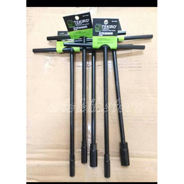 TEKIRO kunci T paket 5pcs / Kunci sock T tekiro / Sok T8 T10 T12 T14 T17 Paket 5pcs Kunci T tekiro L