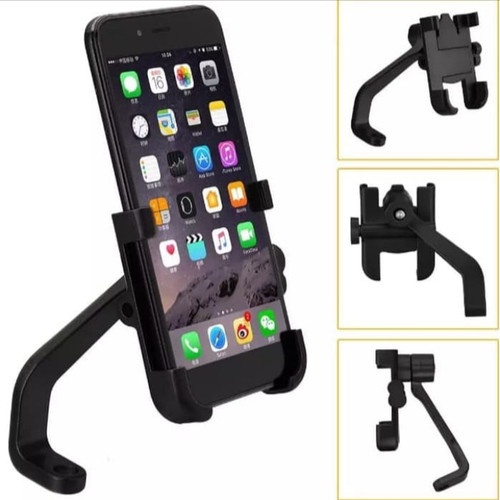 Jual Phone Holder C2 Holder Hp Bahan Besi Holder Spion Motor Gojek Termurah