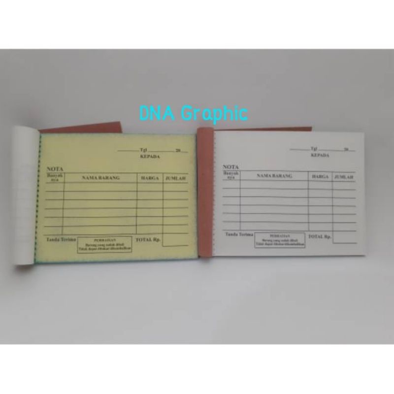 

NOTA MINI NON KARAKTER NCR RANGKAP