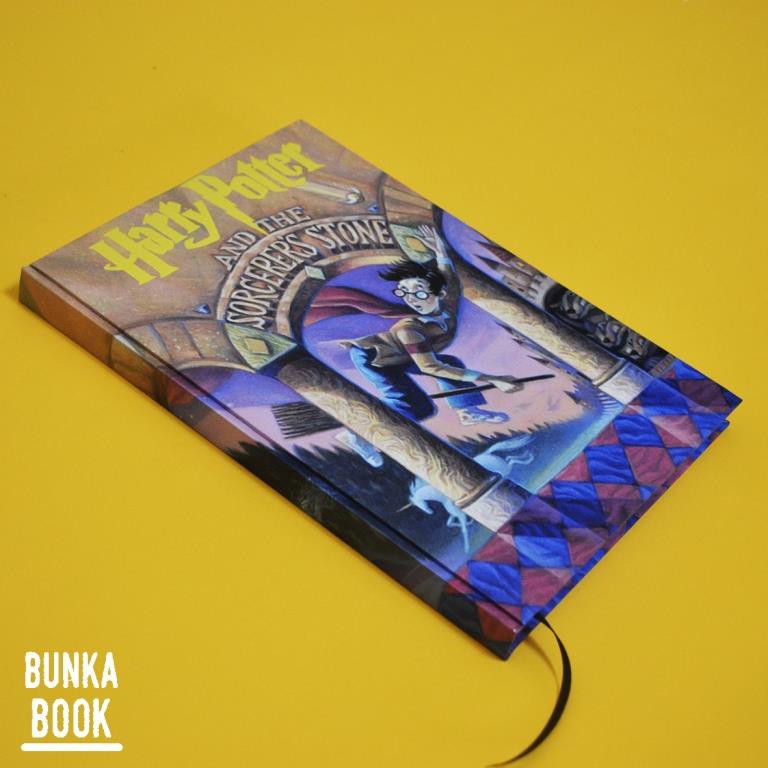 

Note Book Hardcover Harry Potter The Sorcerers Stone Novel cover Jurnal Agenda Planner
