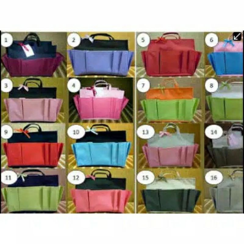 BAG ORGANIZER | TAS DI DALAM TAS | INNER BAG | BAG IN BAG CANVAS TOTE