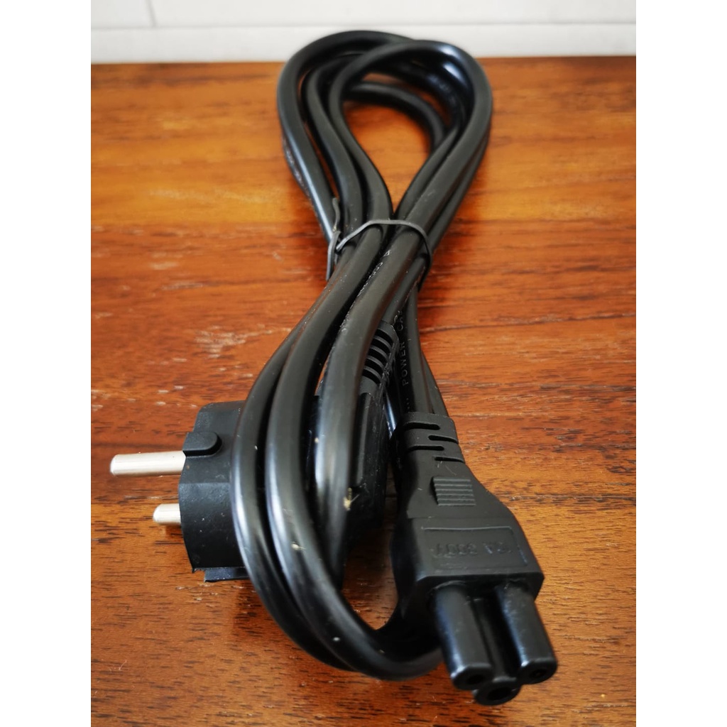 Kabel POWER Laptop 3 Lubang Jaminan Kualitas Tebal