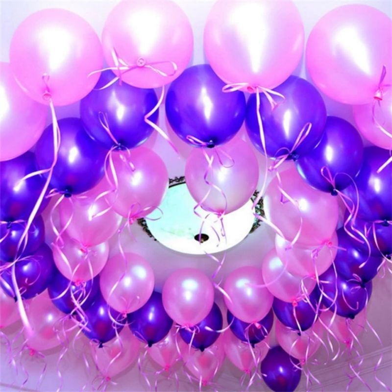 Balon Metalik Warna Warni 12 inch 12&quot; Decoration eceran tebal balloon party pesta Happy Birthday ulang tahun ultah hiasan hias dekor dekorasi HBD paket usaha decor High Quality Little Miss Sunshine Lancar Grosir Grosiran Murce Termurah Partay