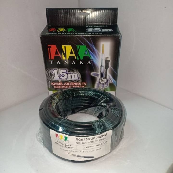 Kabel Antena TV 15 Meter Tanaka / Kabel Atena 15 m