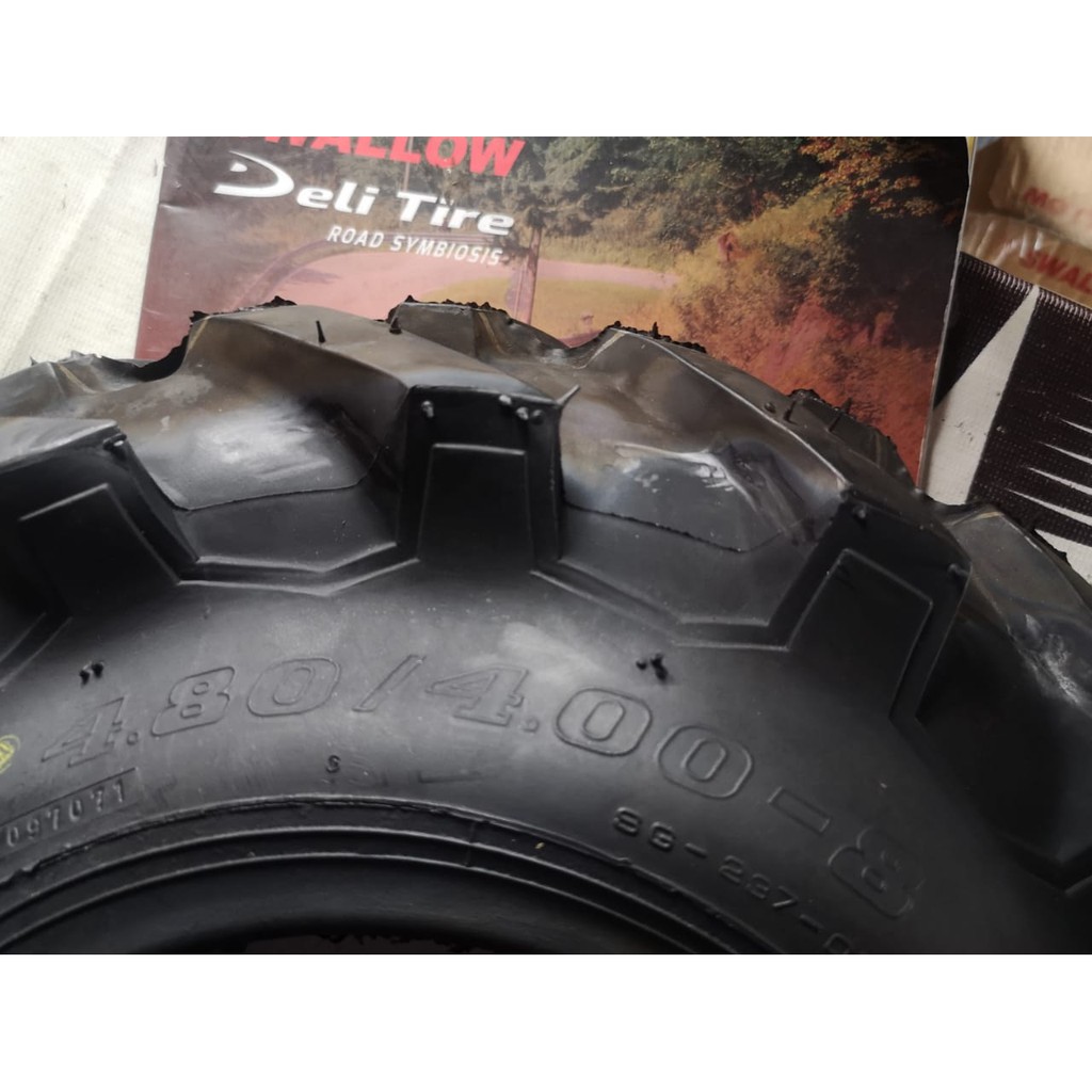 Diskon Ban Traktor 400 480 - 8 Deli Tire Sg-237 Swallow Kembang Kasar Alat Berat Bajak Sawah