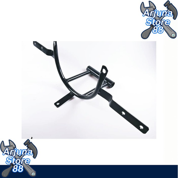 Breket Gps Phone Holder Dudukan Lampu Nmax Hitam Variasi Bracket Motor