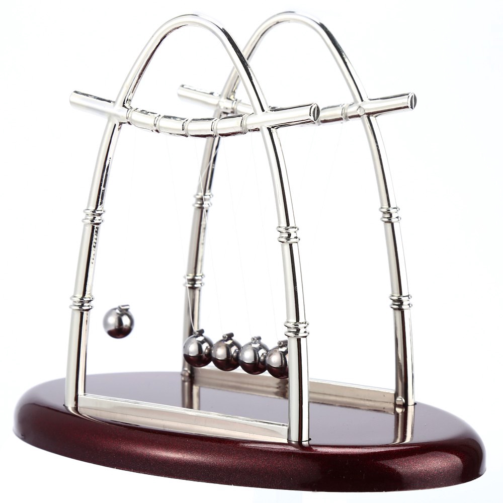 Balance Ball Pajangan Meja Pendulum Newton Model Arched - ZY02