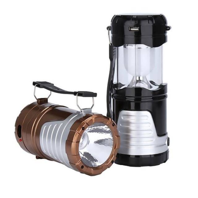 Lampu Camping Lantern Solar / Lampu Emergency Badai