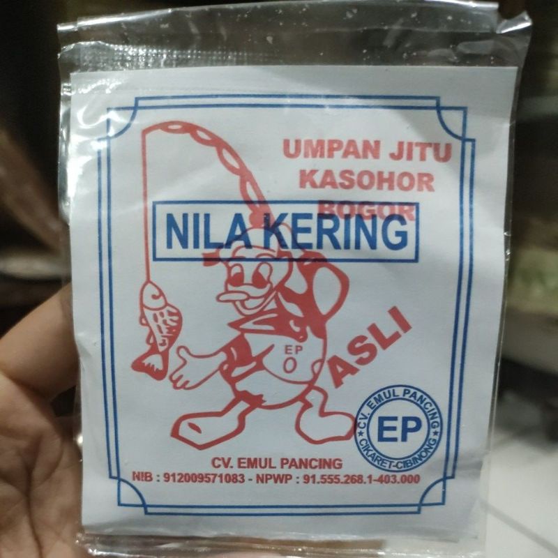 umpan ikan nila kering asli Bogor