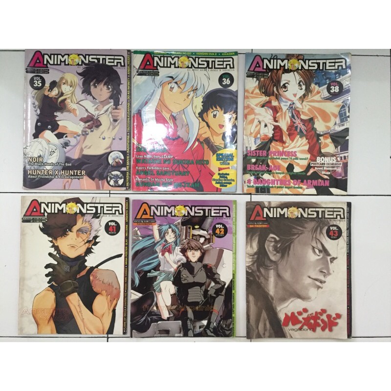 majalah animoster tahun 2002 (TAKE ALL)