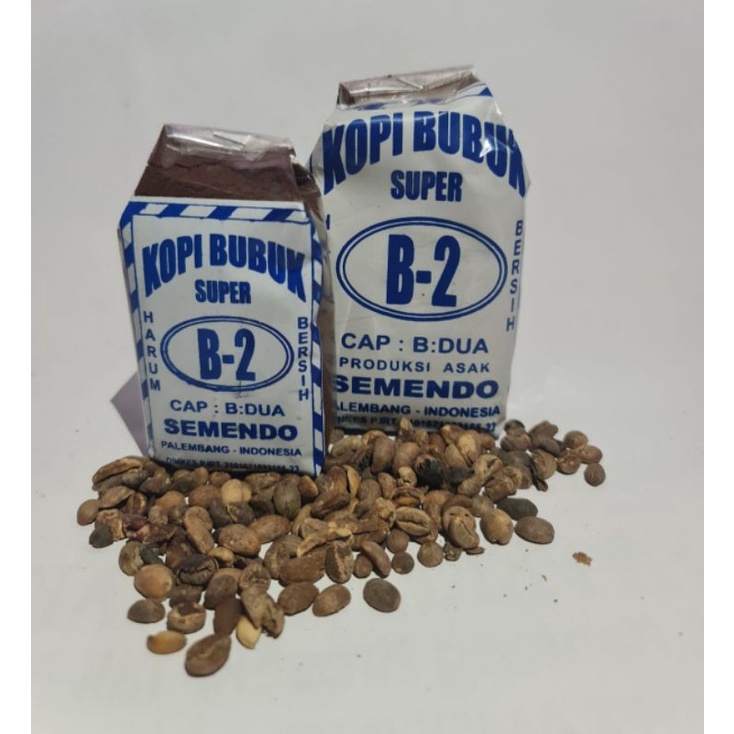 

KOPI BUBUK SEMENDO ASLI PALEMBANG CAP B-2 (1kg)