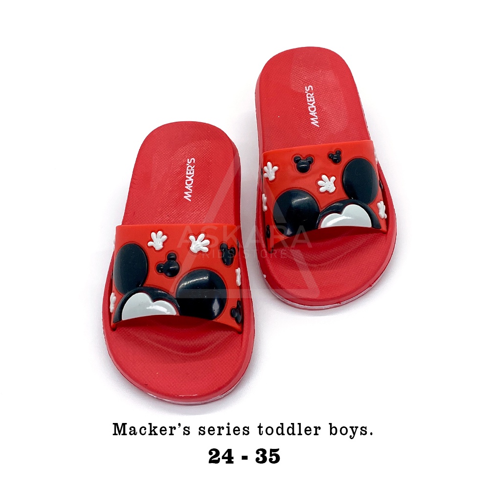 Sandal Kokop Anak laki-laki Macker Mickey AKS 24-35 Terbaru