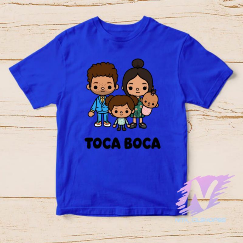 kaos toca boca world baju kaos anak toca world life anak