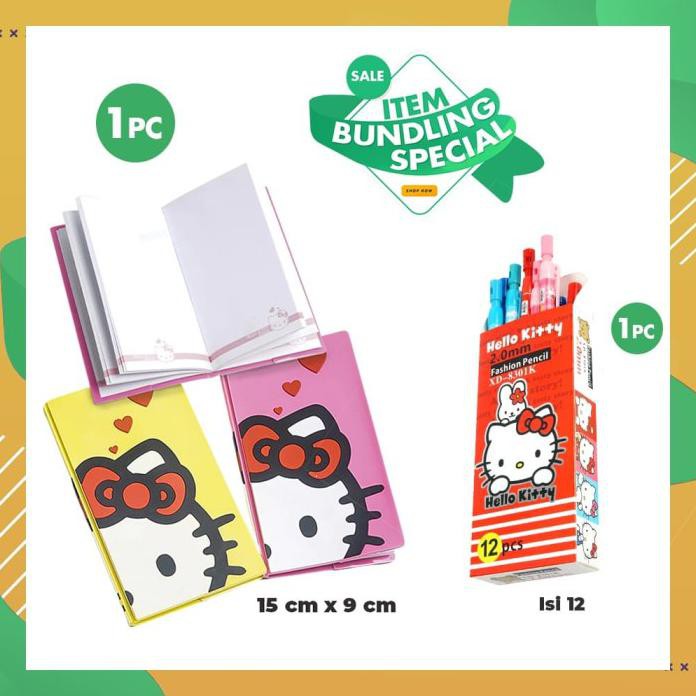 

promo item bundling notes hello kitty & set pensil hello kitty isi 12 sry77