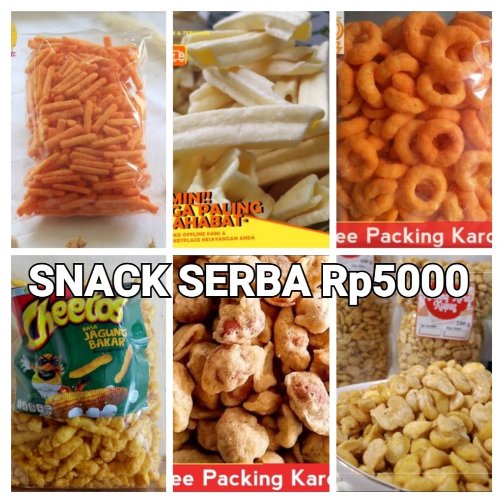 

CAMILAN RINGAN SNACK KILOAN MAKANAN RINGAN SERBA 5000 BAG 1
