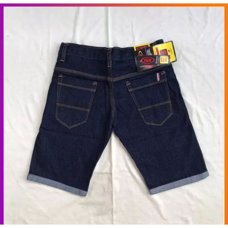 CELANA PENDEK JEANS ANAK ANAK USIA 5-10 TAHUN JEANS STRECHT