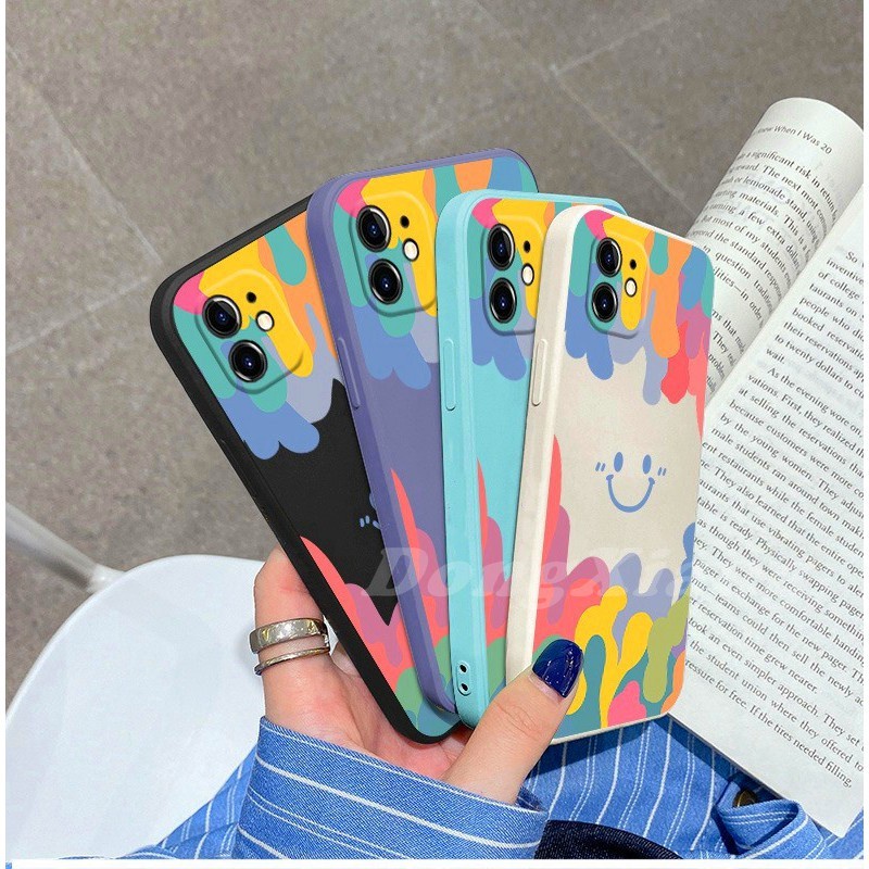 Macaron Camera Lens Phone Case Huawei Y7A 2020 Y6P 2020 Nova 7i 3i 5T Y9 Prime 2019 Y9S Fashion Smile Matte Hard Back Cover R&amp;j