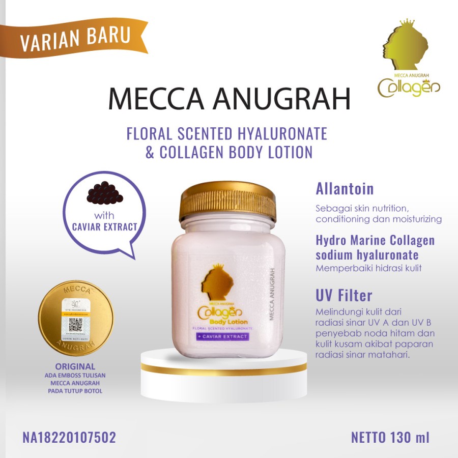 MECCA ANUGRAH COLLAGEN BODY LOTION NEW VARIAN BPOM