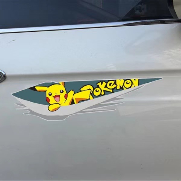 Stiker Motif Kartun 3D anti Gores Untuk Mobil