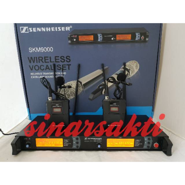 MIC WIRELESS SENNHEISER SKM 9000 ( CLIP ON + CLIP ON ) MULTI CHANNEL