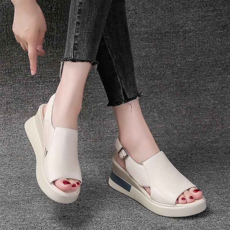 [SEPATU.IMPORT88] Sepatu Sandal Wedges Wanita Import Premium Quality Sandal Gunung SP 529