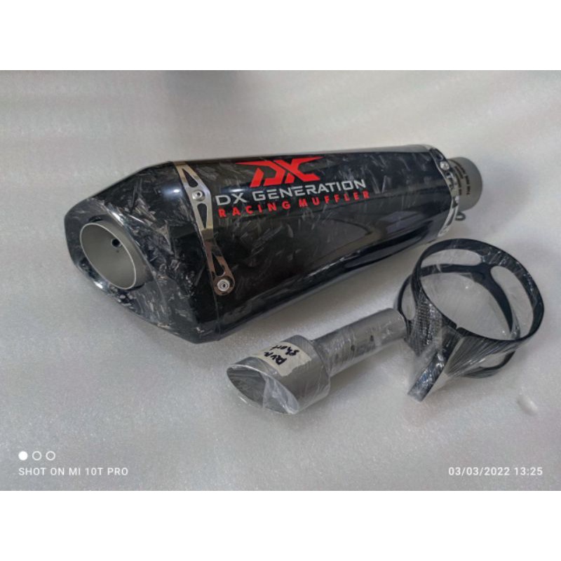 Knalpot ORIGINAL DX Generation - DX RvR Short Carbon (silincer only/slip on)