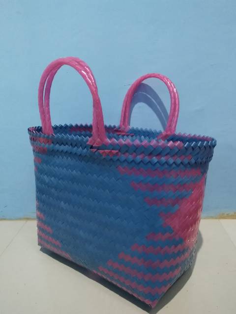 TASANYAMANJR.SHOP - Tas anyaman kaca JUMBO