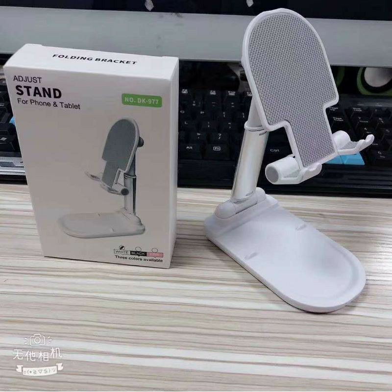 ADJUST STAND HOLDER FOR HANDPHONE &amp; TABLET DUDUKAN HP UNIVERSAL KUALITAS BAGUS