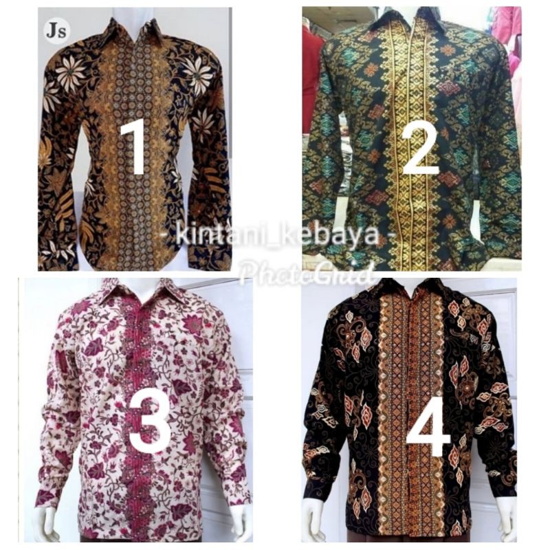 BATIK MODERN PRIA/BATIK PRIA/KEMEJA BATIK PRIA/BATIK COUPLE/KEMEJA BATIK MODERN BY KINTANIFASHION