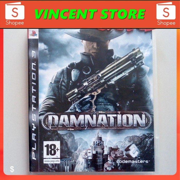 bd PS3 kaset game DAMNATION