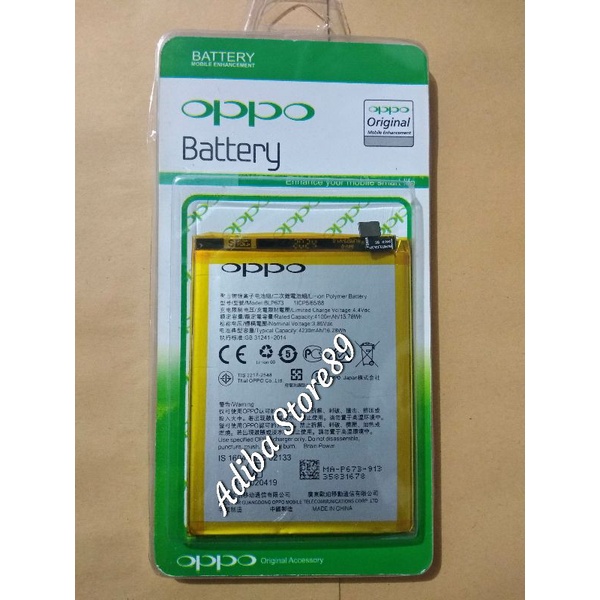 Baterai Batre Battery Oppo A3S/A5 BLP673 Original Battery