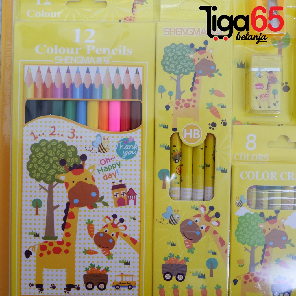 365 STATIONERY SET #41185 Buku &amp; Alat Tulis Anak / Karakter Fancy Gambar Lucu