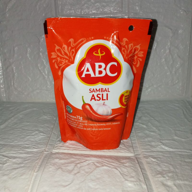 

ABC SAUS / SAOS SAMBAL ASLI 3000 75g KRAFTHEINZ Warung Online