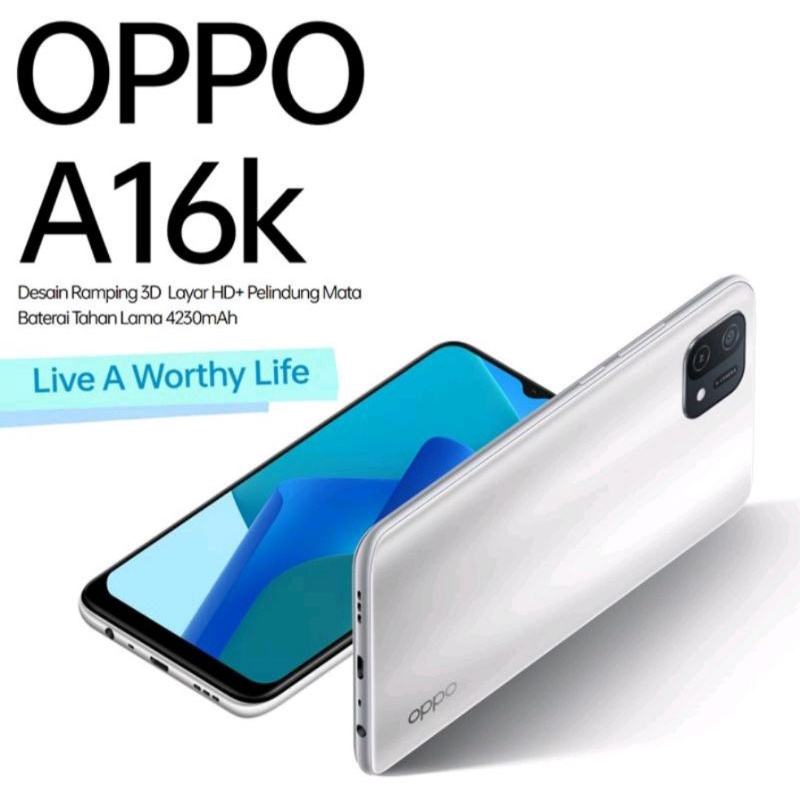 OPPO A16K 4/64 BARU BNIB GARANSI RESMI