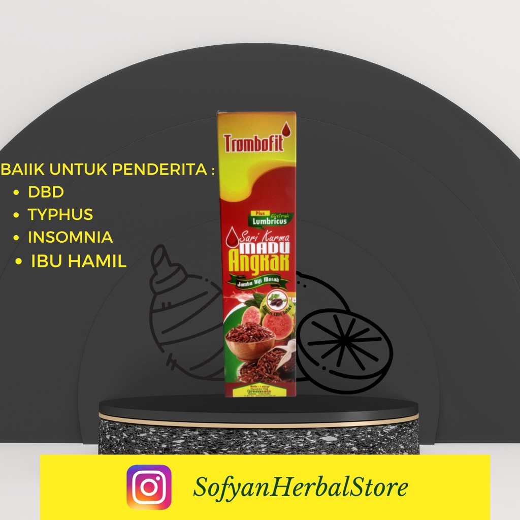

Sari kurma Madu Angkak (Trombofit) 460gram