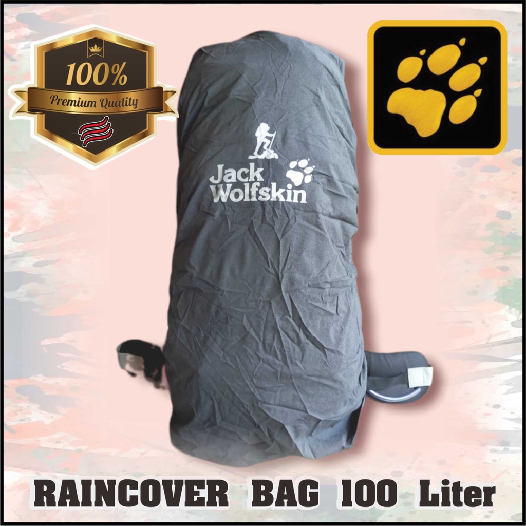 Rain Cover Bag Carrier 100 Liter JWS - Cover Pelindung anti Hujan Carrier 100 Liter JWS - Rain Cover