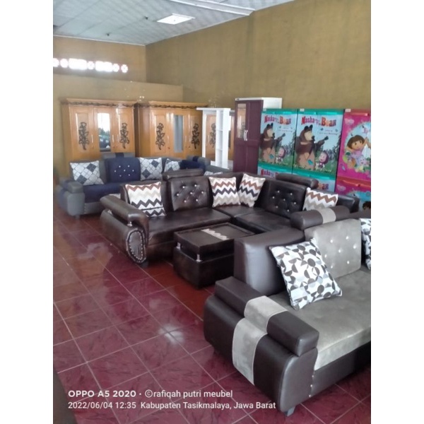 sofa sudut leter L
