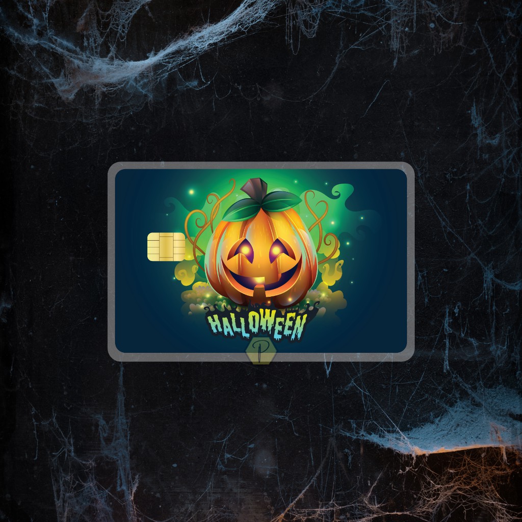 LIMITED HALLOWEEN SERIES 2020  - Card Cover Skin Sticker – PLIATA Stiker Kartu ATM, E-Money, E-Toll