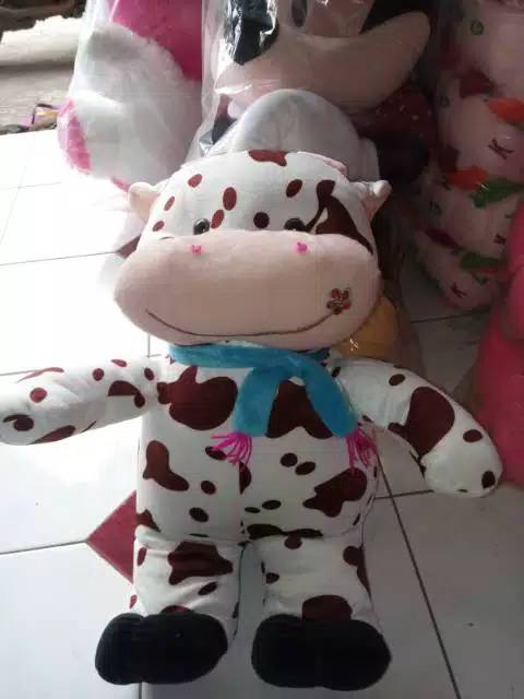 Boneka sapi berdiri size:XL