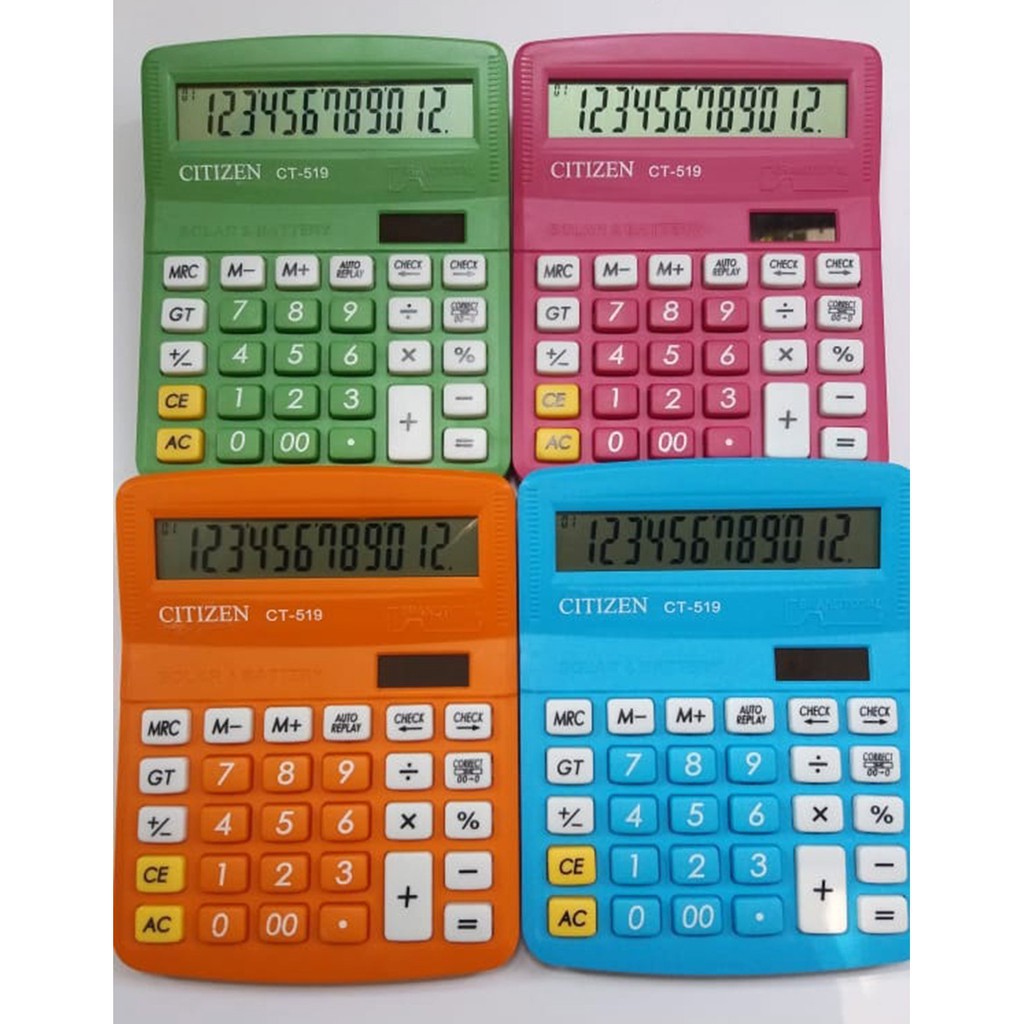 

Kalkulator Dagang CITIZEN CT-519 12 Digit