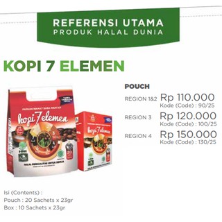 Jual DC / PSD - KOPI 7 ELEMEN (Seven Elements Coffee) - HNI HPAI - Kopi