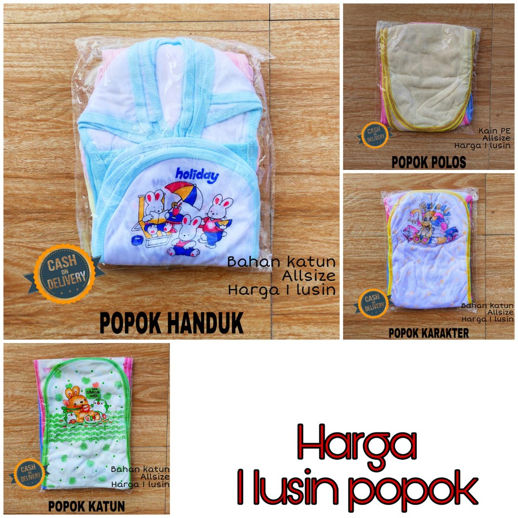 1 LUSIN (12 pcs) Popok bayi KARAKTER harga grosir TERMURAH